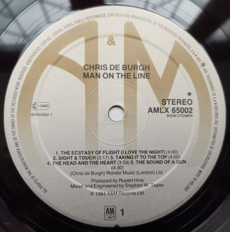 Chris de Burgh – албум Man On The Line - Img 3