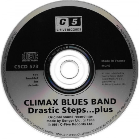 Climax Blues Band ‎– албум Drastic Steps...Plus (CD) - Img 3