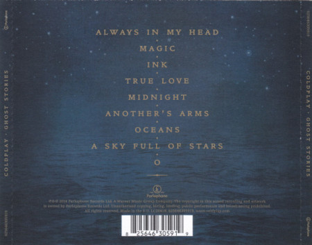 Coldplay – албум Ghost Stories (CD) - Img 2
