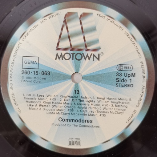 Commodores –албум Commodores 13 - Img 2