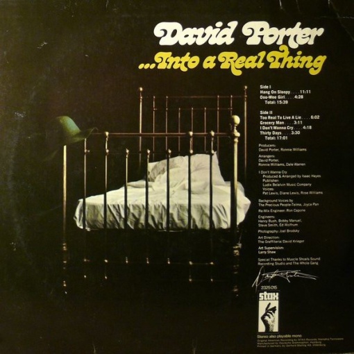 David Porter – албум ...Into A Real Thing - Img 2
