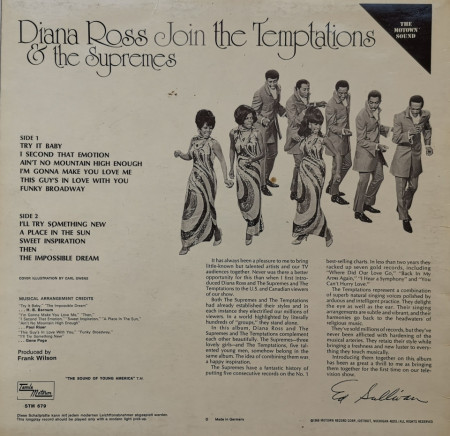 Diana Ross &amp; The Supremes Join The Temptations – албум Diana Ross &amp; The Supremes Join The Temptations - Img 2