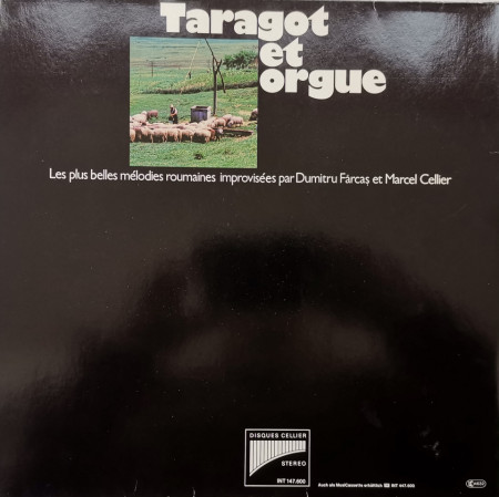 Dumitru Fărcaș Et Marcel Cellier – албум Taragot Et Orgue - Les Plus Belles Mélodies Roumaines Improvisées - Img 2