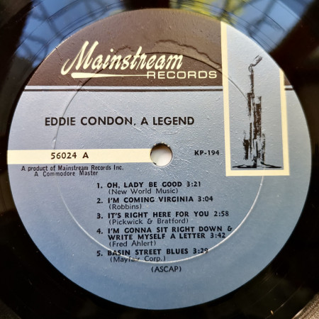 Eddie Condon ‎– албум A Legend - Img 3