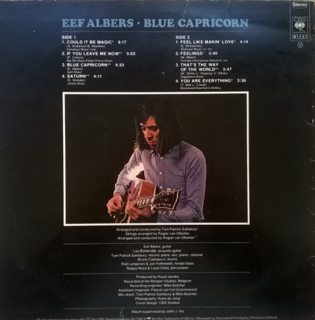 Eef Albers – албум Blue Capricorn - Img 2