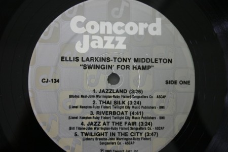 Ellis Larkins &amp; Tony Middleton – албум Swingin´ For Hamp - Img 2