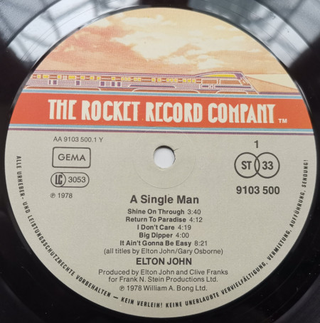Elton John – албум A Single Man - Img 3