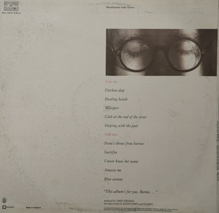 Elton John – албум Sleeping With The Past - Img 2