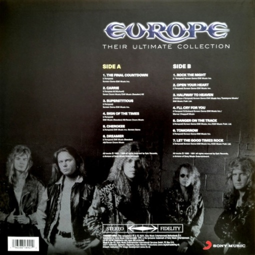 EUROPE - албум THEIR ULTIMATE COLLECTION - Img 2