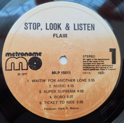 Flair – албум Stop, Look &amp; Listen - Img 3