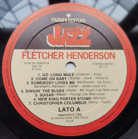 Fletcher Henderson –албум Fletcher Henderson - Img 3