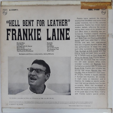 Frankie Laine – албум Hell Bent For Leather! - Img 2