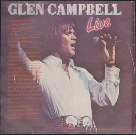 Glen Campbell ‎– албум Live - Img 2