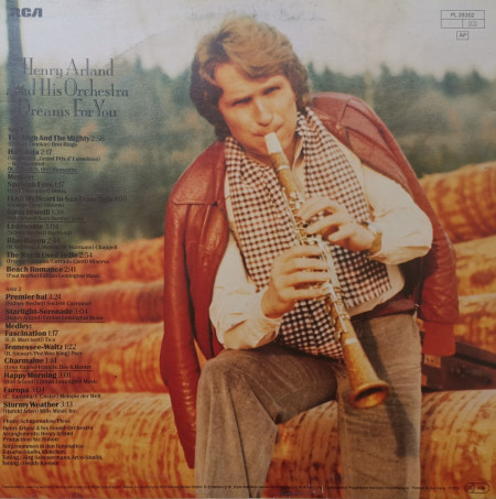 Henry Arland And His Orchestra – албум Dreams For You - Img 3