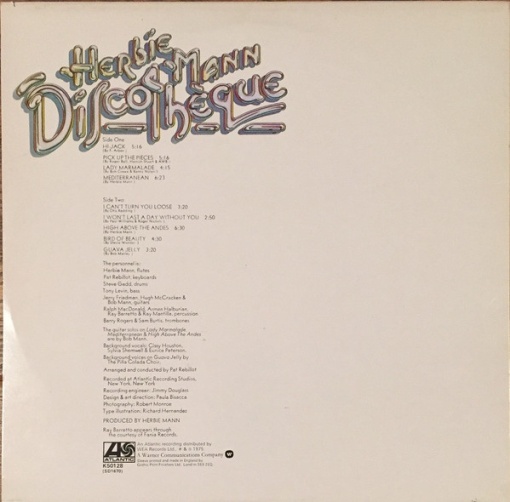 Herbie Mann – албум Discothèque - Img 2