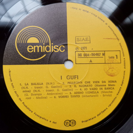 I Gufi – албум La Balilla - Img 3