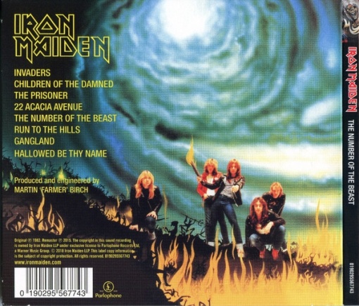 Iron Maiden – The Number Of The Beast (CD) - Img 2