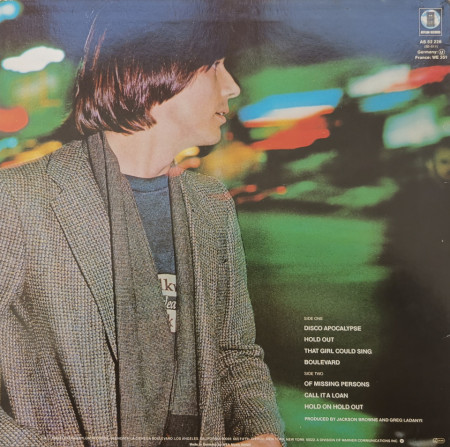Jackson Browne – албум Hold Out - Img 3