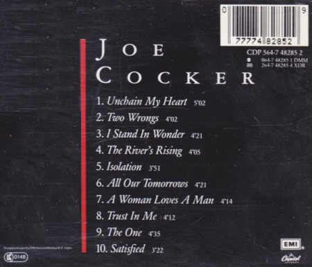 Joe Cocker – албум Unchain My Heart (CD) - Img 2
