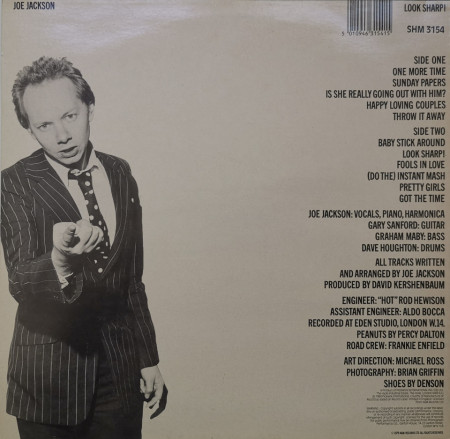 Joe Jackson – албум Look Sharp! - Img 2