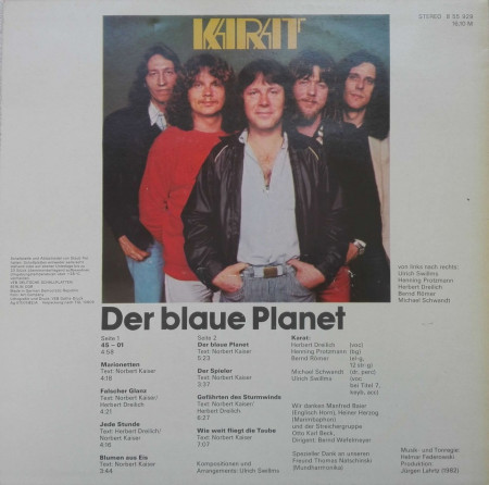 Karat – албум Der Blaue Planet - Img 2