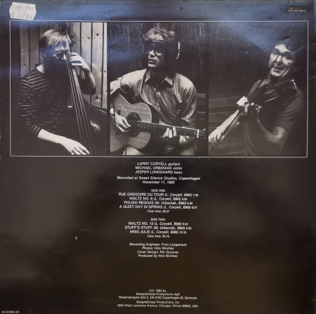 Larry Coryell &amp; Michael Urbaniak – албум A Quiet Day In Spring - Img 2