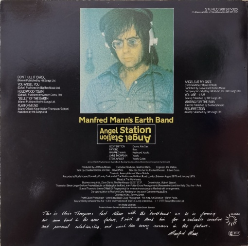 Manfred Mann's Earth Band – албум Angel Station - Img 3