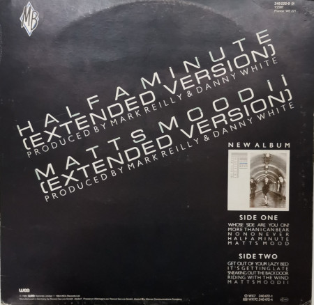 Matt Bianco – албум Half A Minute - Img 2