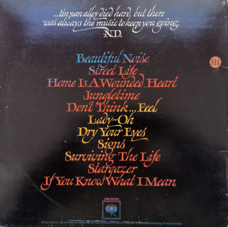 Neil Diamond – албум Beautiful Noise - Img 3