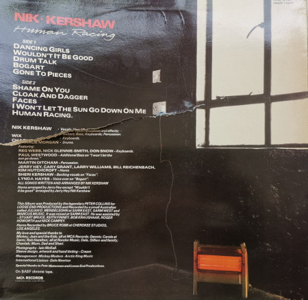 Nik Kershaw – албум Human Racing - Img 2