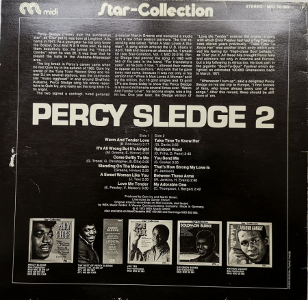 Percy Sledge – албум Star-Collection Vol. 2 - Img 2
