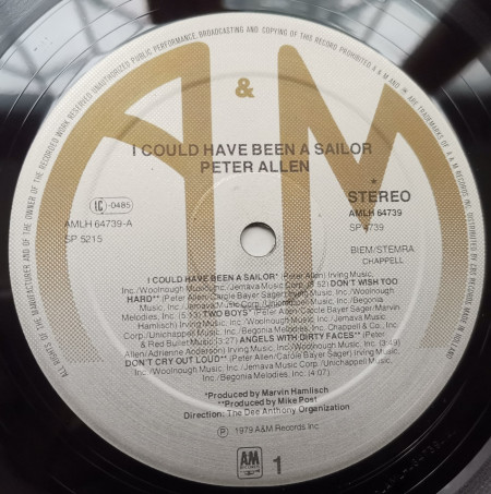 Peter Allen – албум I Could Have Been A Sailor - Img 3