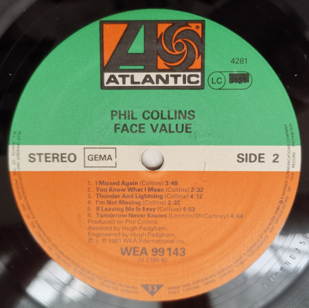 Phil Collins – Face Value - Img 3