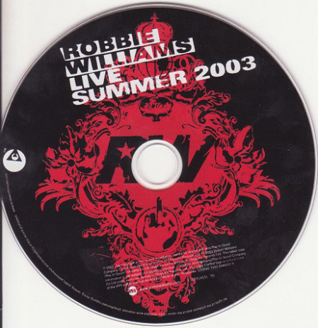 Robbie Williams ‎– албум Live Summer 2003 (CD) - Img 3