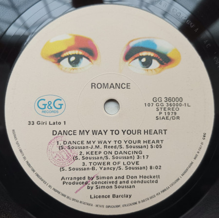 Romance – албум Dance My Way To Your Heart - Img 3