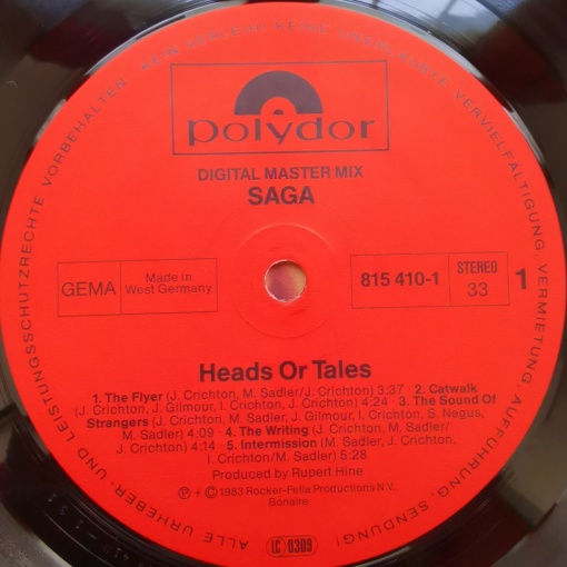 Saga – албум Heads Or Tales - Img 2