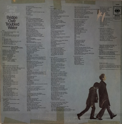 Simon And Garfunkel – албум Bridge Over Troubled Water - Img 2