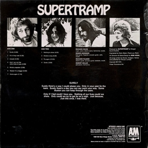 Supertramp – албум Supertramp - Img 2