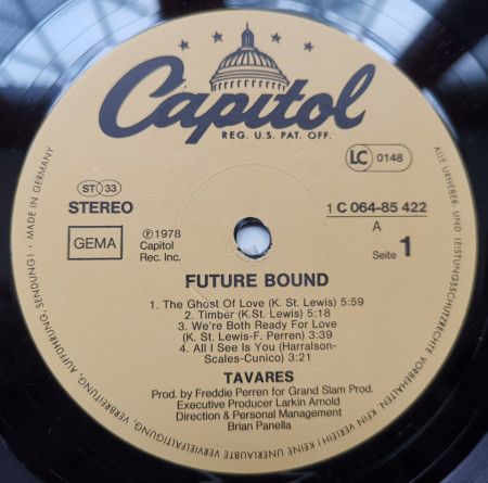 Tavares – албум Future Bound - Img 3
