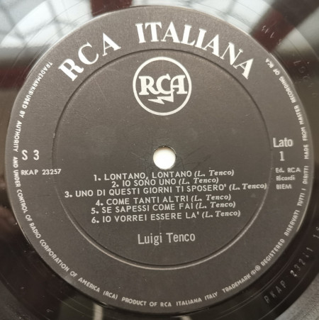 Tenco – албум Tenco - Img 3