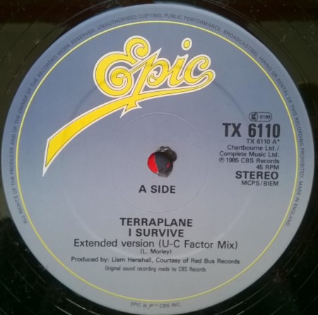 Terraplane – сингъл I Survive - Img 3