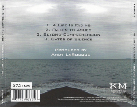 The Cold Existence ‎– албум Beyond Comprehension (CD) - Img 2