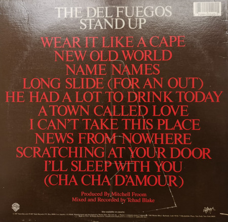 The Del Fuegos – албум Stand Up - Img 2