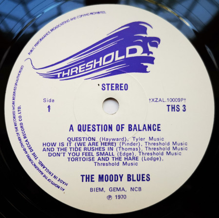 The Moody Blues ‎– албум A Question Of Balance - Img 3