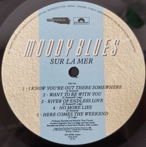 The Moody Blues – албум Sur La Mer - Img 3