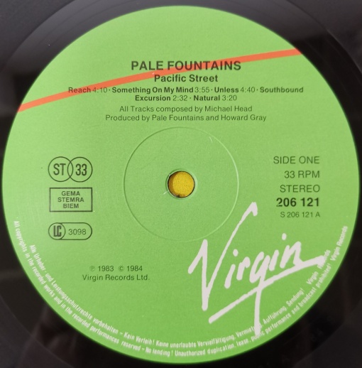 The Pale Fountains – албум Pacific Street - Img 2