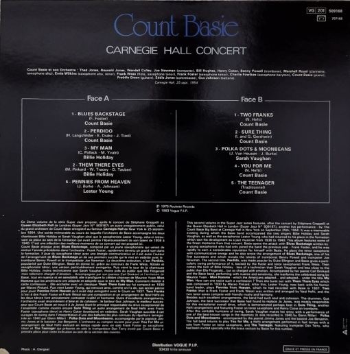 Various – албум Carnegie Hall Concert - Img 2
