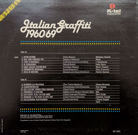 Various – албум Italian Graffiti 1969 - Img 2
