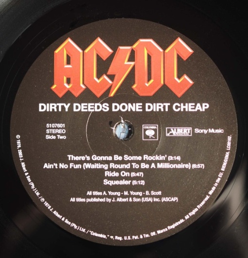 AC/DC – албум Dirty Deeds Done Dirt Cheap - Img 3