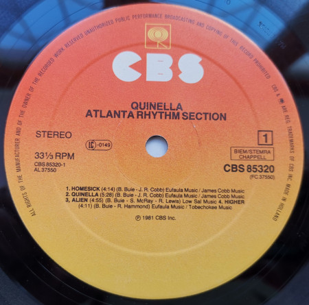 Atlanta Rhythm Section – албум Quinella - Img 3